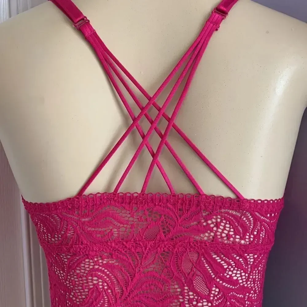 Auden Lace Lightly Lined Bralette Bra/ Panty Set XS